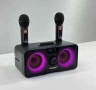 蓝牙K歌一体机麦克风手机K歌家用蓝牙音箱双喇叭双麦克风